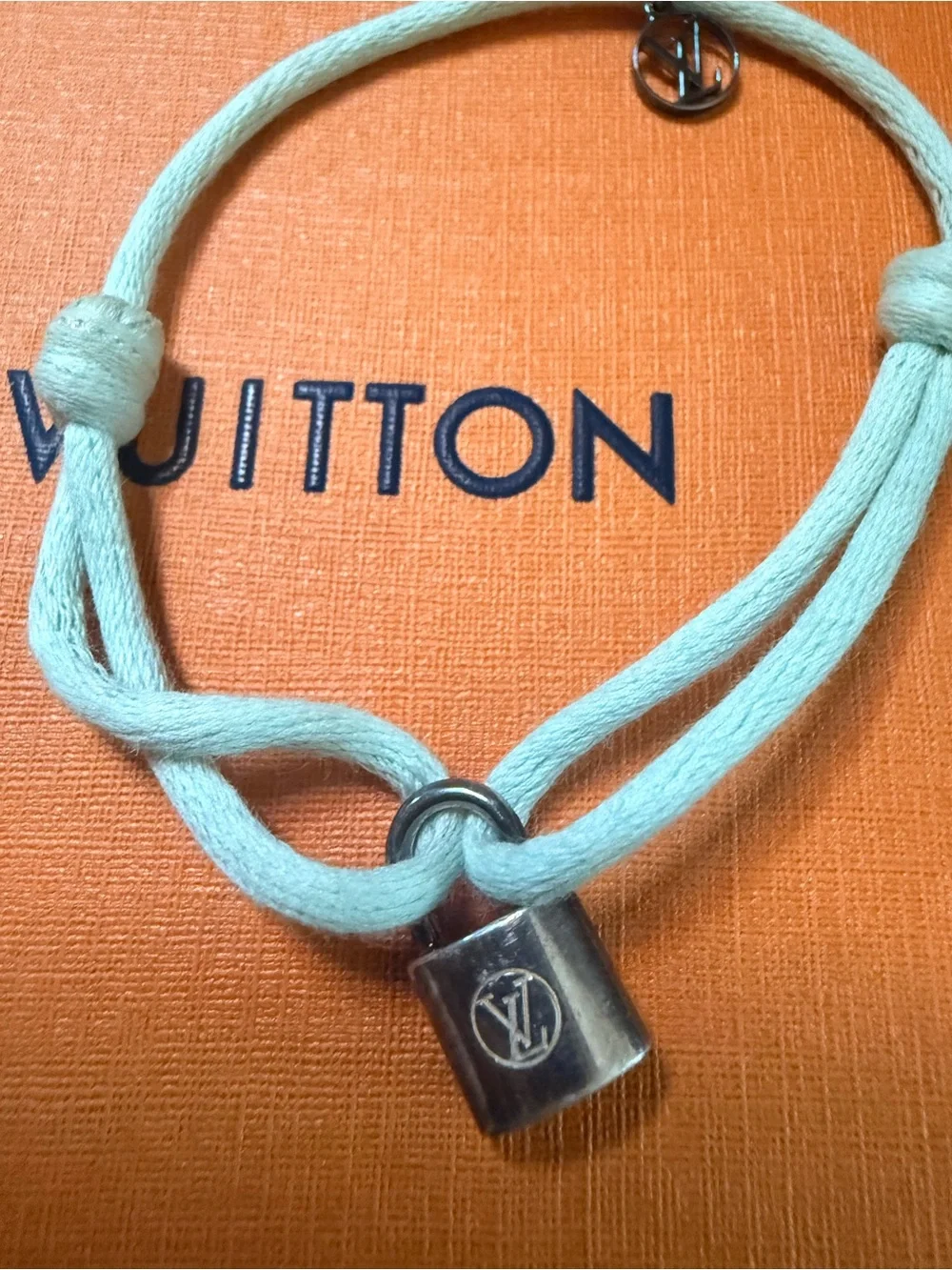 Louis Vuitton 925 Silver Lockit Bracelet with Coa